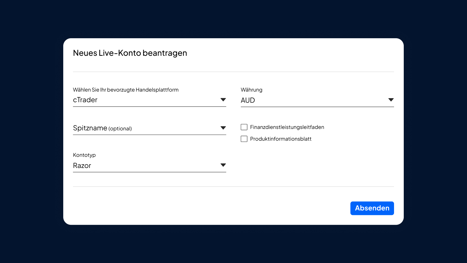 Demo-Konto mit Pepperstone eröffnen
