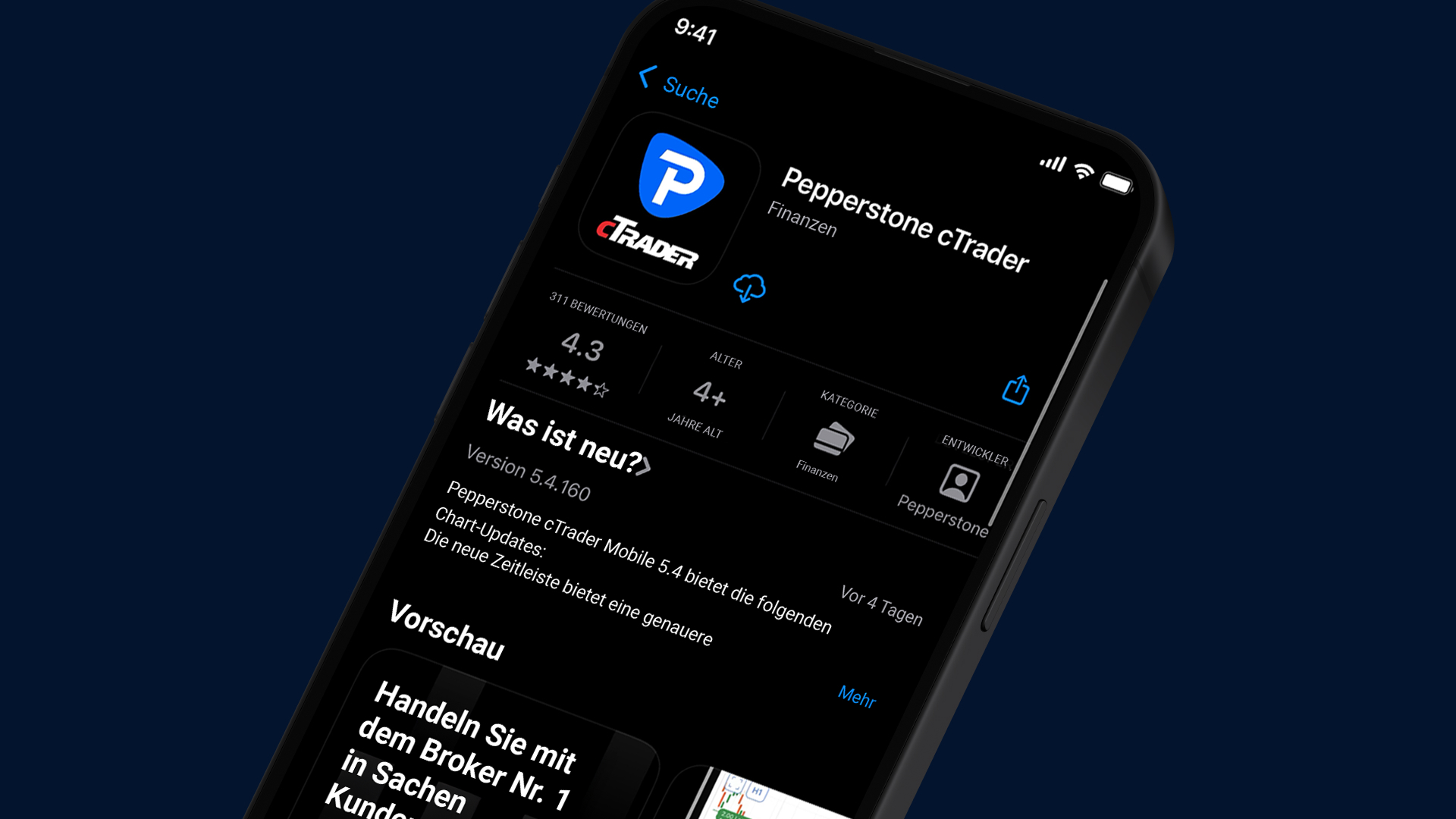 Pepperstone cTrader App